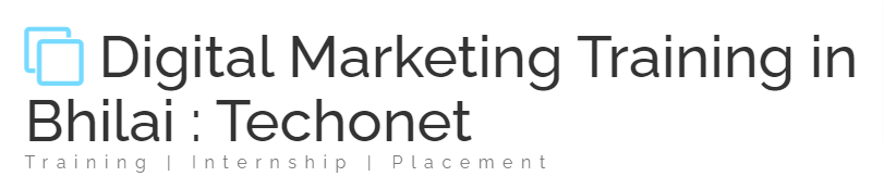 Digital marketing courses in bhilai - Techonet Logo